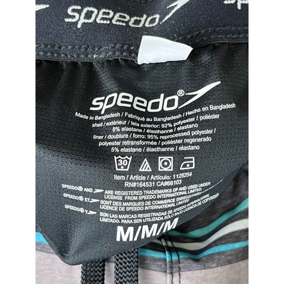 Summer Spring Preppy Beach Speedo Lined Knee Length Board shorts, Men's Medium - Picture 9 of 9